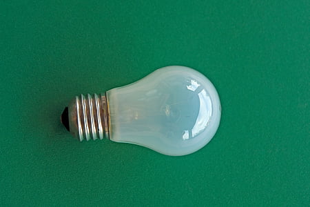 bulb, object, light, idea, inspiration, lightbulb, glass