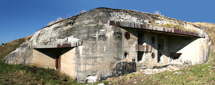 WW2, Deutsch, Bunker, Regelbau