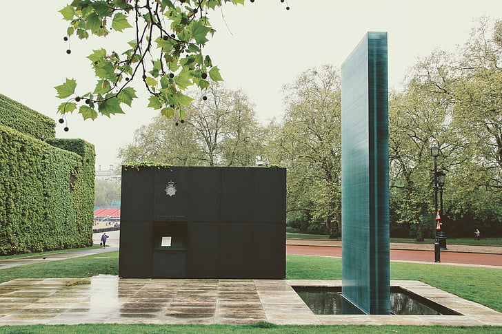 Londra, Memorial, in commemorazione, architettura, albero, tempo libero