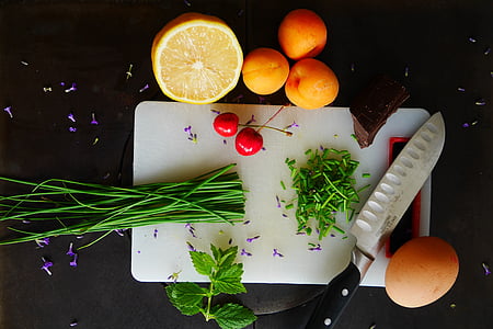 jídlo, ovoce, ovoce, zelenina, potraviny blog, Kuchyně, nůž