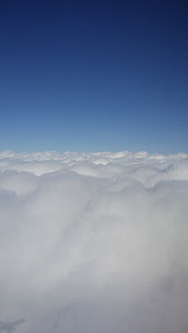 cel, núvol, avió, veure