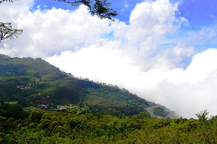 tamil nadu, India, táj, természet, Hill, hegyek