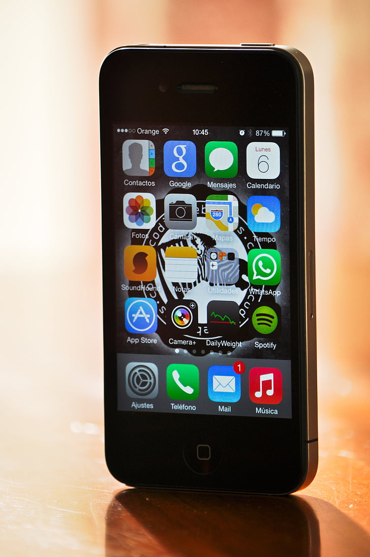 elma, Apps, IOS, iPhone, Mobil, hareket eden telefon, telefon