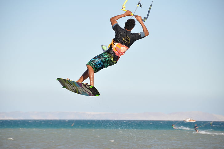 Kite, Surf, idrott, extrema sporter, havet