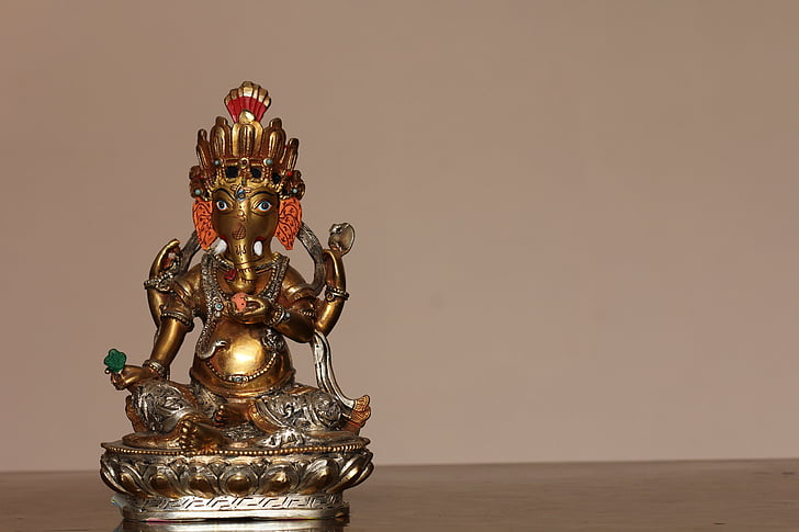 Ganesh, Dios, ídolo, hindú, Ganapati, artesanía, Deidad