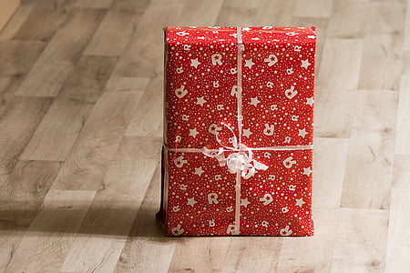 presente, pacote, Dom, Natal, férias, caixa, faixa de opções