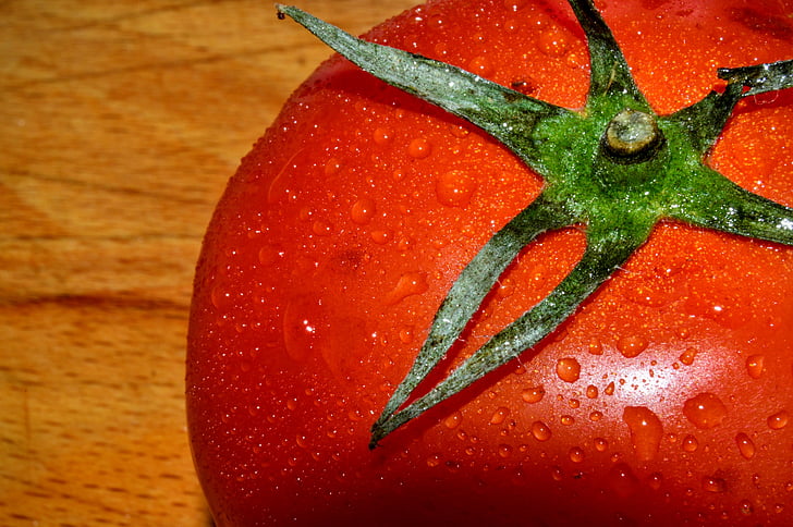 tomat, puit, toidu, looduslik, punane, terve, maitsev