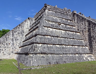 Meksiko, Chichen itza, Piramida, Maya, reruntuhan, peradaban Kolumbia, Castillo