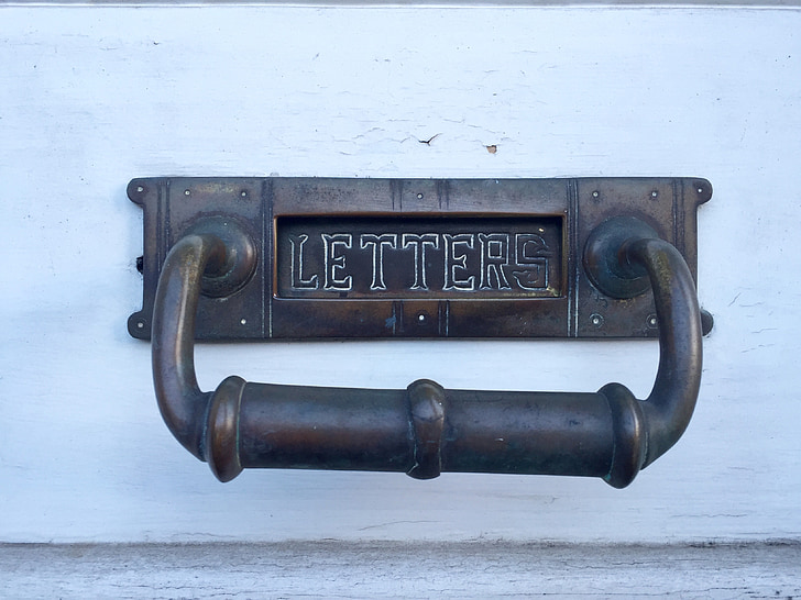 brev, e-post, Inlägg, korrespondens, post-, brevlåda, leverans