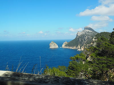 Mirador de la creueta, vyhlídka, Mallorca, ostrov, zajímavá místa, krajina, idyla