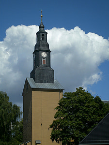 zīmols-erbisdorf, kalnu pilsēta, tornis