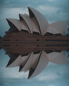 Architektúra, budova, infraštruktúry, strecha, dizajn, Sydney opera house, pamiatka