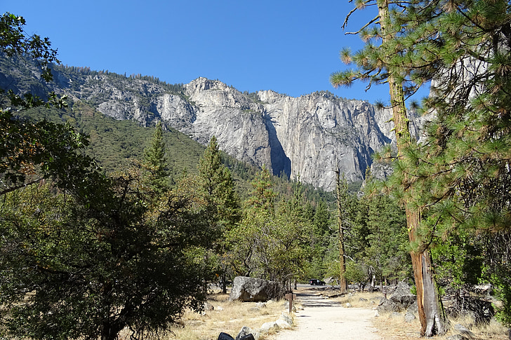 Yosemite, national park, klippeformation, granit, naturskønne, landskab, Mountain
