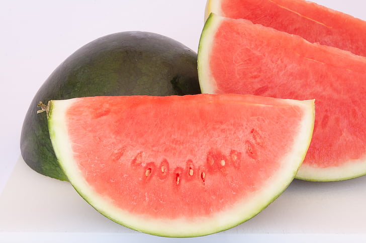 watermelon, melon, juicy, fruit, food, delicious, eat