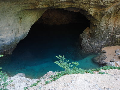 fuente de la sorgue, fuente, primavera, Cueva del agua, de la cueva, Río, fuente de sorgue