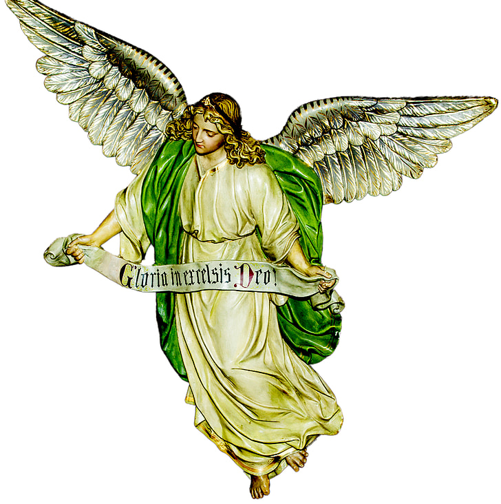 engel, Figuur, geloof, beschermengel, engel figuur, decoratieve, geïsoleerd