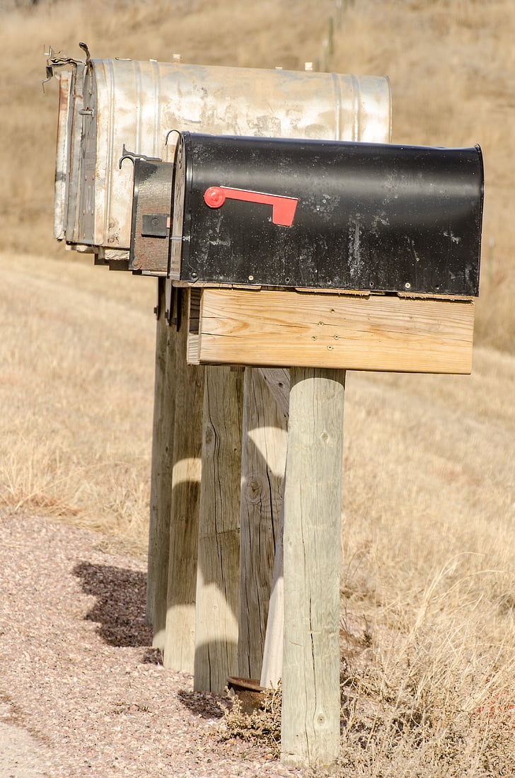 postilaatikot, postilaatikko, Mail, laatikko, maaseudun mail, Postitie, letterbox