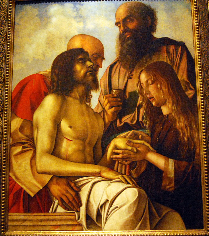rámec, malba, Giovanni bellini, Vatikánská muzea, Vatikán, Pinacoteca, Kristus