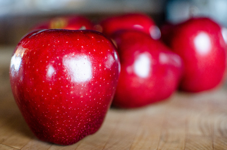 Apple, frutta, mele, organico, rosso, vendemmia, agricoltura