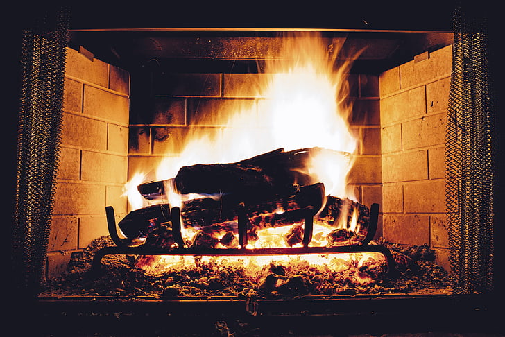 fire, woods, spark, heat, chimney, fire - Natural Phenomenon, heat - Temperature