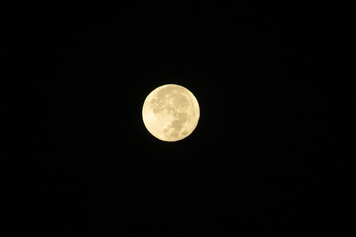 lua cheia, lua, NightSky Índia, completo, à noite, espaço, luz da lua