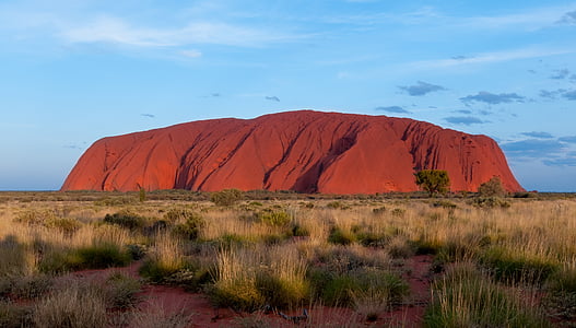 Australija, Uluru, Ajerso uolos, kalnų, Gamta, žygiai pėsčiomis, kraštovaizdžio