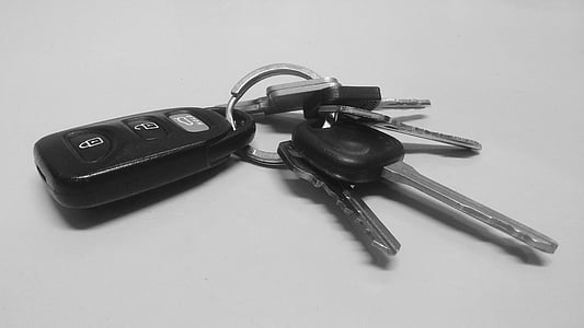 avaimet, auton, virta-avain, avain, avaimenperän, kuljetus, Käynnistä