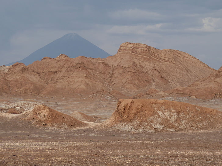 Chile, Sydamerika, öken, Moon valley, Atacama, naturen, Mountain