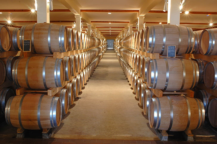 winery, chai, barrel, wine, cave, castle, white wine