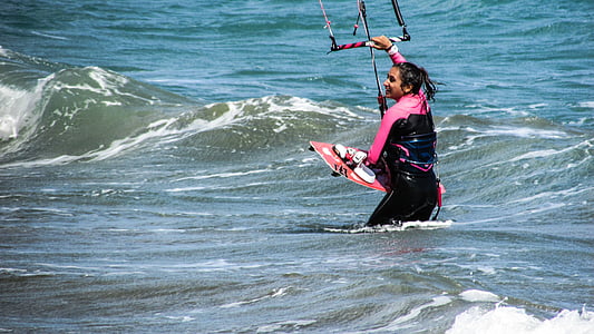 kite, Surf, sport, sjøen, surfer, aktiv, Extreme