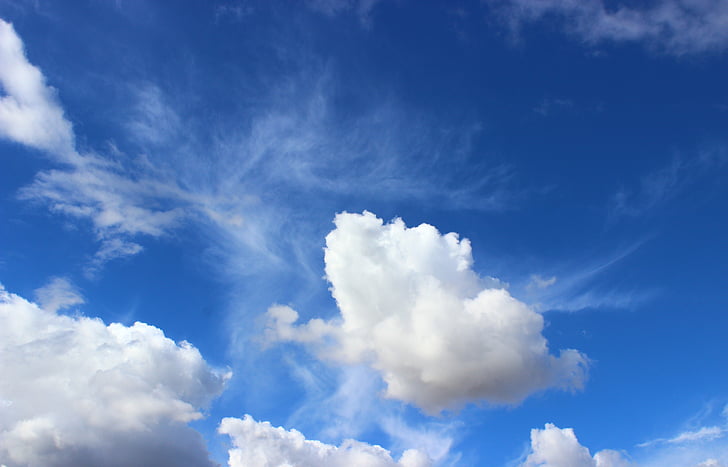 núvol, cel, blau, Andalusia, clar, natura, temps