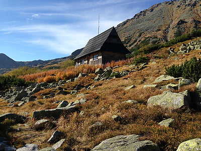het nationaal park, Polen, herfst, Tatry, Bergen, landschap