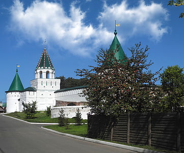 russia, monastery, history, religion, sky, kostroma, architecture