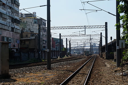 Тайван, железопътен, железопътните, железопътна линия, влак, Транспорт, стомана