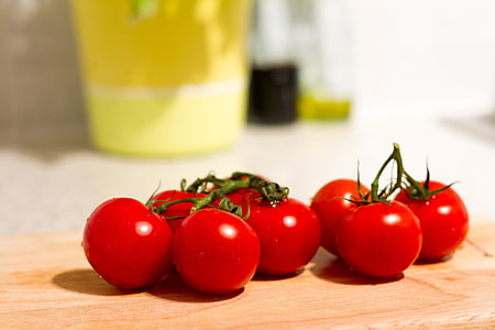 rajčice, povrće, Crveni, hrana, Frisch, zdrav, mediteranska