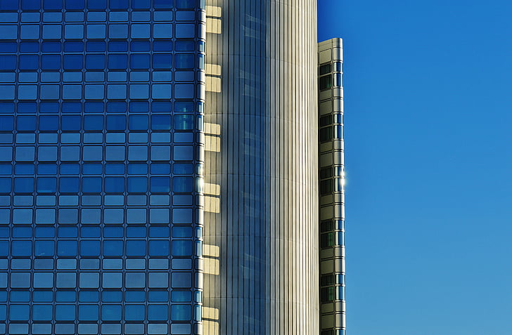 skyscraper, building, modern, architecture, city, facade, big city
