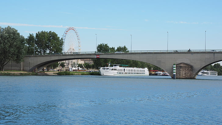 Avignon, Bridge, Rhône, Pont édouard daladier, Pont daladier, siirtyminen, Crossing