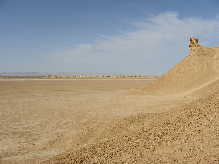 Sand, Sahara, Wüste, Felsen, Blick, Panorama, Landschaft