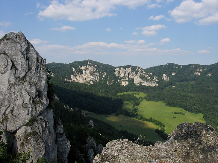 sůlov, Eslovaquia, paisaje, rocas, sůlovky, conglomerado