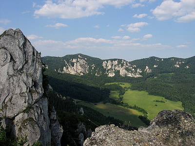 sůlov, Slowakei, Landschaft, Felsen, sůlovky, Konglomerat