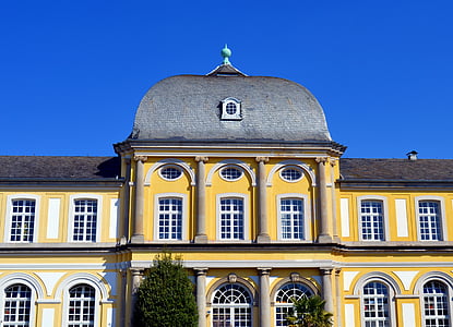 Castle, Poppelsdorfer schloss, Bonn, bygning, arkitektur, Tyskland, historisk set