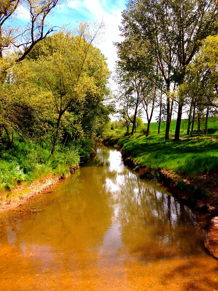 Villadiego, река, природата, Есен