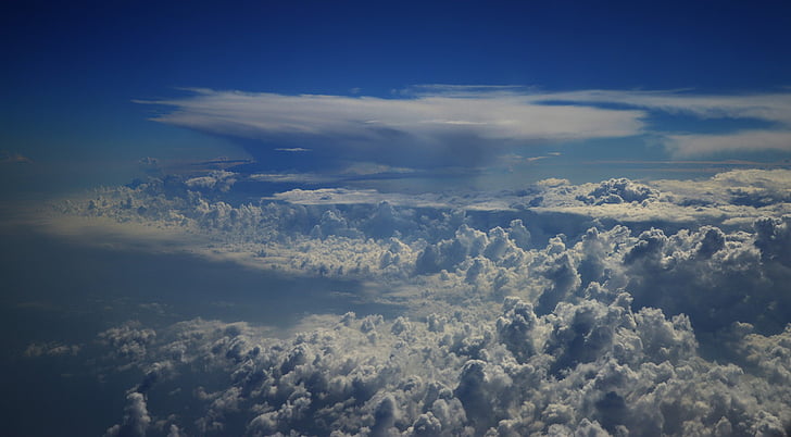 bulutlar, gökyüzü, Uçuş, bulutlar formu, doğa, doğada Güzellik, huzur