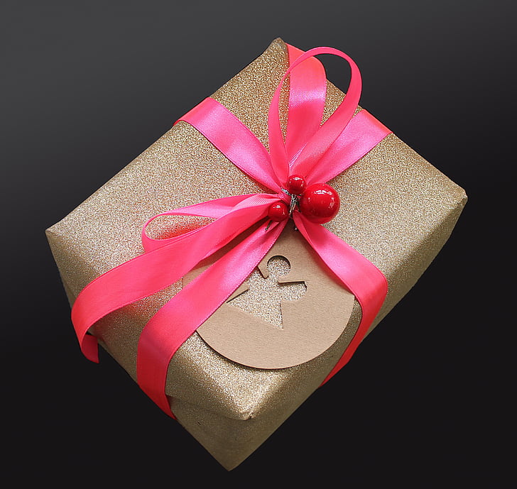 подарък, Коледен подарък, изненади, пакет, обтичане, под дървото, skøjfe