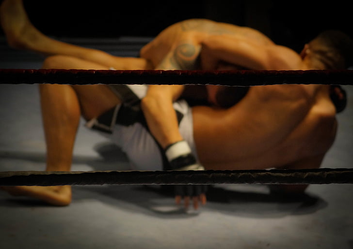 MMA, Fotoğraf, Güreş, mücadele, Yüzük, Spor, sporcular