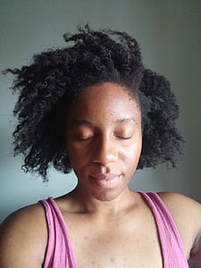 Селф, Афро-американский, волосы, Портрет, черный, Африки, женщина