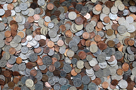 монети, валута, пари, парични средства, стопанисване, промяна, ни