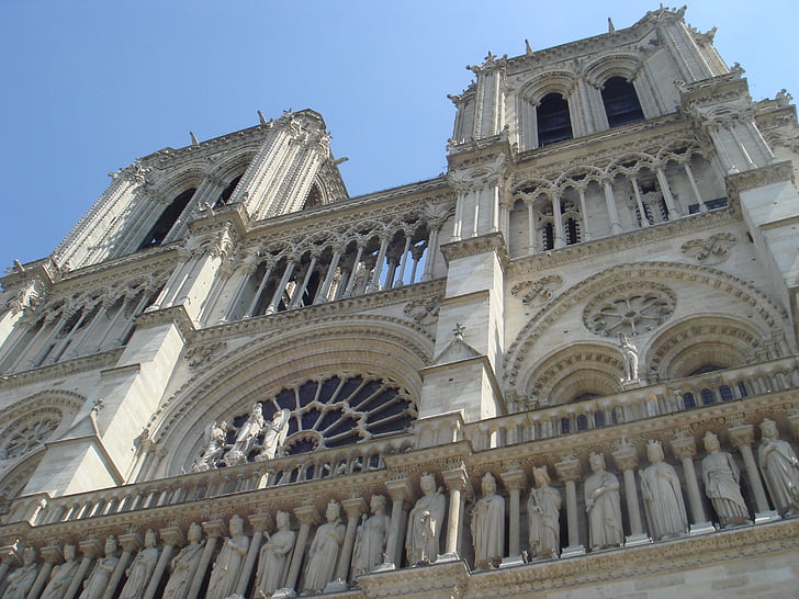 Pariisi, matkustaa, Ranska, Maamerkki, Notre dame, arkkitehtuuri, kuuluisa place