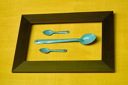 spoons, box, framework