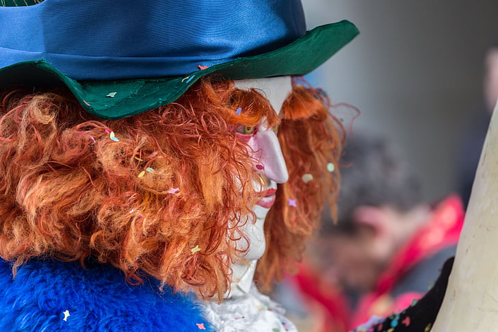 karneval, Maska, kostum, plošča, Luzern, 2015